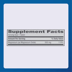 MAJOR Magnesium 500mg two-pack box — value bundle for ongoing supplementation.