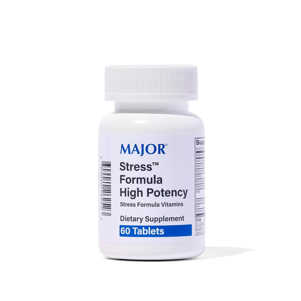 MAJOR Stress Formula bottle front for daily wellness support.