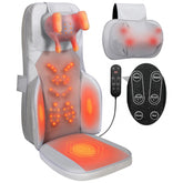 Makerzone shiatsu back massager with heat for deep relief