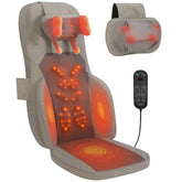 Makerzone Shiatsu cushion neck nodes provide targeted relief for tense shoulders.