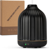 MALMØ Ceramic Diffuser front view showing 250ml tank and sleek design.