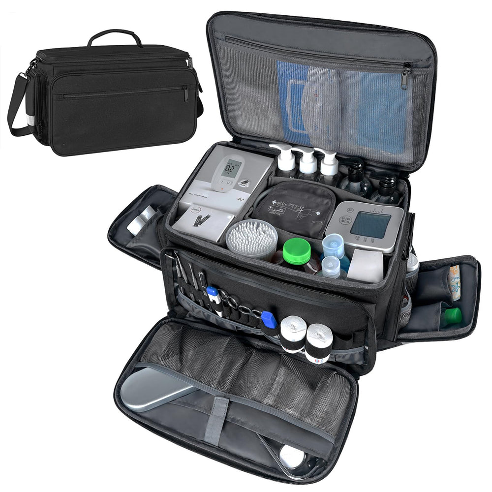 Mancro Medical Bag adjustable-compartment for flexible organization during rounds.
