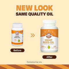 Manitoba Harvest hemp seed oil softgels closeup of smooth capsules