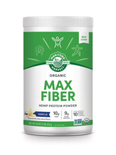 Manitoba Harvest Hemp Yeah Max Fiber Vanilla powder bag—fiber-rich and convenient.