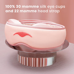 Manta Silk Mask 22 momme silk fabric offers luxurious feel against the skin.