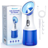 MAOEVER electric ear wax removal in dark blue front view for mess-free cleaning