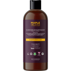 Lavender and almond oils in Maple Holistics massage blend for calming scent