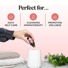 Aroma mentolado de Maple Holistics Clarify para despejar la mente.
