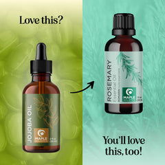 Maple Holistics Jojoba Oil as a dry skin body moisturizer.