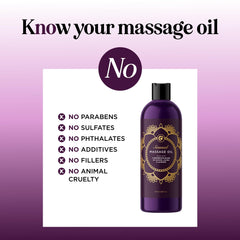 Maple Holistics jojoba and sweet almond oils nourish skin during a session