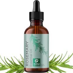 Maple Holistics pure rosemary oil bottle for hair care and scalp nourishment
