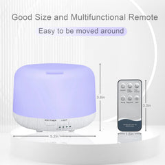 Marchred diffuser with remote control for easy operation
