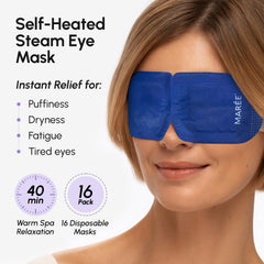MAREE lavender aromatherapy steam mask provides calm ambience during self-care.
