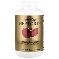 Marlyn Hep-Forte bottle with softgels for daily liver support