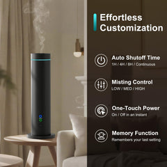 Maromalife diffuser operates quietly for bedrooms and offices