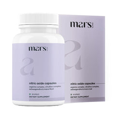 Mars by GHC Mars Nitric Oxide Capsules bottle front—balanced boost for daily energy
