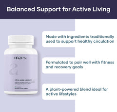 Mars by GHC Mars Nitric Oxide Capsules pour—easy daily integration