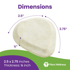 Mars Wellness adhesive-backed metatarsal pad stays in place inside shoes