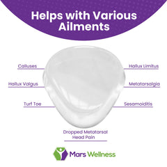 MARS WELLNESS two-pair pack ready for use on both feet across footwear