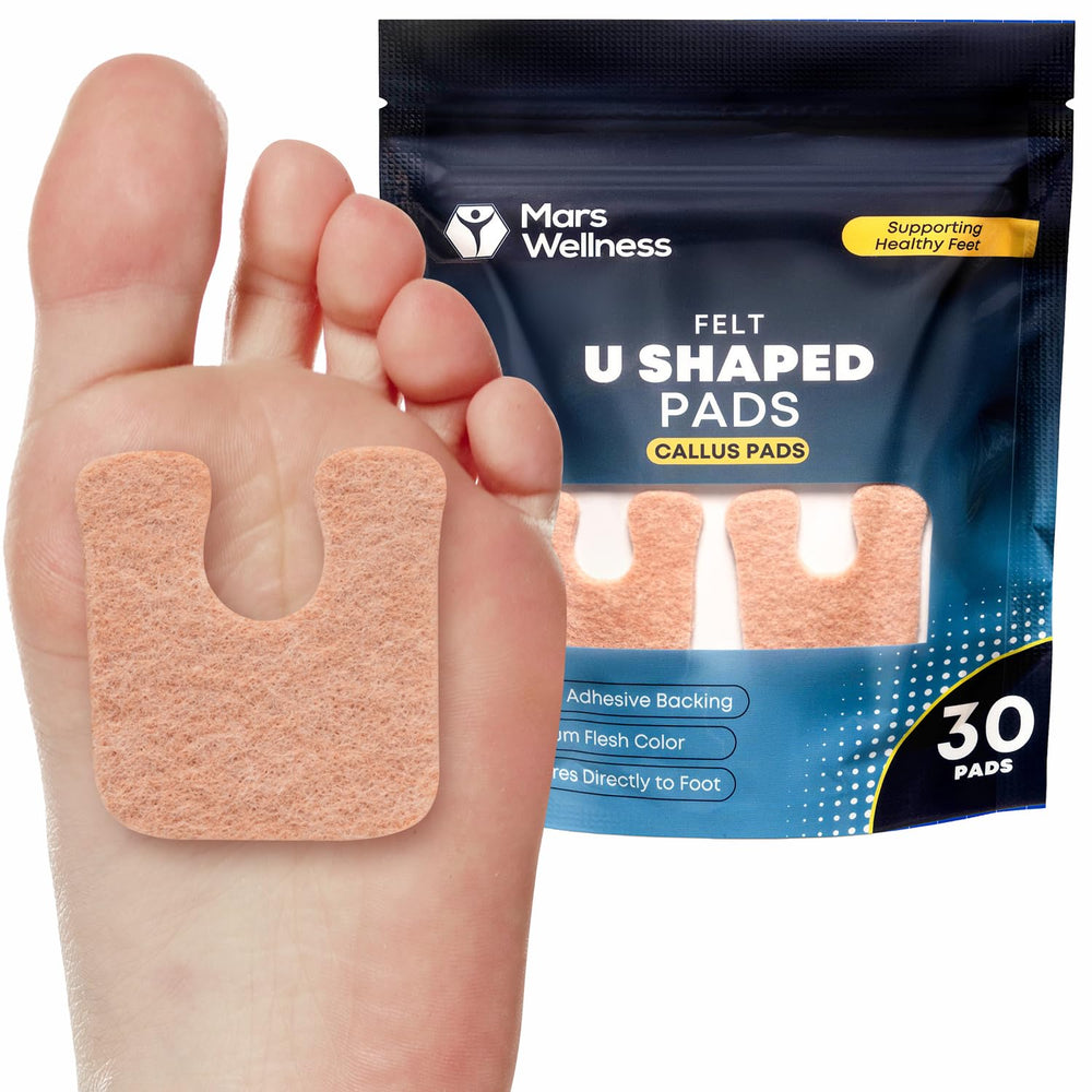 Mars Wellness U-shaped callus pad on the sole providing discreet protection