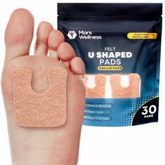 Mars Wellness U-shaped callus pad on the sole providing discreet protection