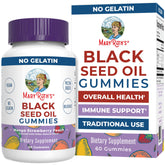 MaryRuth Organics Black Seed Oil Gummies bottle, convenient daily use.