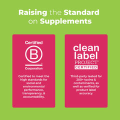 Gummy jar label emphasizes D3 and B12 ingredients for health support.