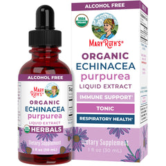 MaryRuth Organics Echinacea bottle front for immune support.