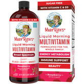 MaryRuth Organics raspberry bottle—easy daily dosing for the whole family.