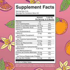 MaryRuth Organics orange-vanilla flavor drops provide a tasty, easy daily supplement.