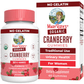 MaryRuth Organics Cranberry Gummies bottle front for urinary health support.