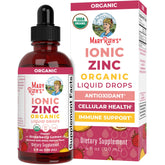 MaryRuth Organics Organic Strawberry Lemon Ionic Zinc bottle ready for daily immune support
