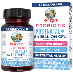 MaryRuth Organics Postnatal Probiotics bottle supports daily postpartum wellness