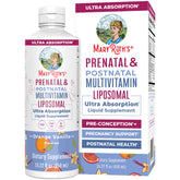 MaryRuth Organics Prenatal Liposomal bottle supports prenatal nutrition.