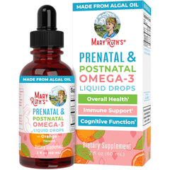 MaryRuth Organics prenatal omega-3 bottle for easy daily dosing