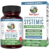 MaryRuth Organics Serrapeptase bottle suggesting systemic support