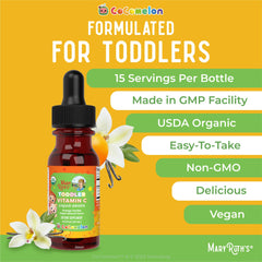 Orange vanilla flavor depiction for kid-friendly taste