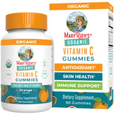 MaryRuth Organics Vitamin C Gummies bottle with orange flavor for daily immune support.