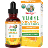 MaryRuth Organics Vitamin E drops bottle with dropper for daily antioxidant support