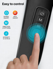 MASGRE neck and back massager, back view showing hands-free design.