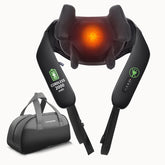 MASGRE cordless neck massager with heat, front view for soothing relief.