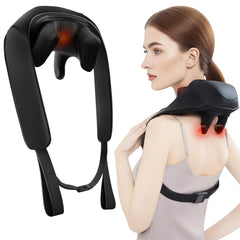 MASGRE shiatsu neck and back massager with deep kneading nodes for home relaxation.