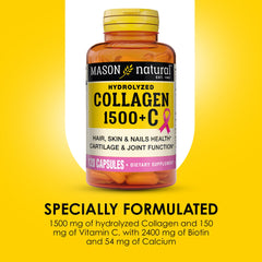 Mason Natural ingredient label highlighting clean ingredients.