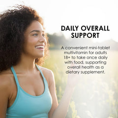 Mason Natural label highlights vitamins A, C, D, E and calcium