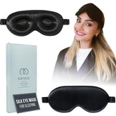 MATASSE Silk Your Life eye mask with 3D contour blocks light for deeper rest