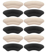 MATIE FIX heel liner six-pack enhances shoe fit and comfort.
