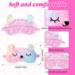 Matwsec panda pink mask in soft polyester for gentle eye comfort