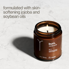 Maude Burn No. 3 fragrance notes emphasize eucalyptus and sandalwood for a spa vibe.