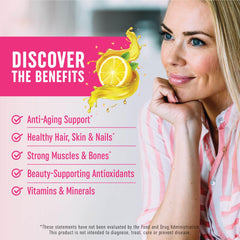 MAV Nutrition Collagen Gummies ingredients label highlights biotin and minerals.