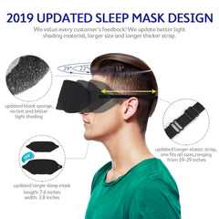Mavogel five-layer breathable fabric delivers gentle eye comfort.